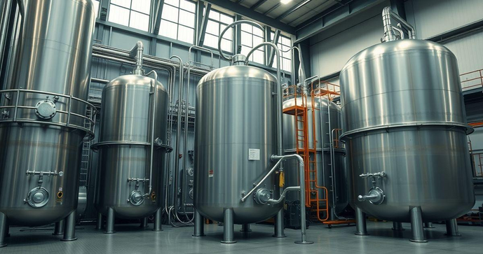 Vasos de pressão industrial essenciais para segurança e eficiência